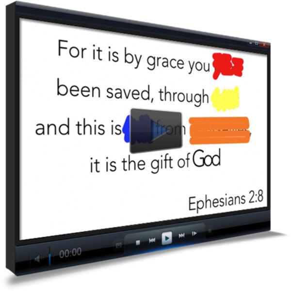 Ephesians 2:8 Memory Verse Video