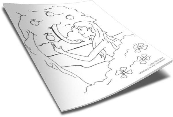 Load image into Gallery viewer, FREE Eve Coloring Page
