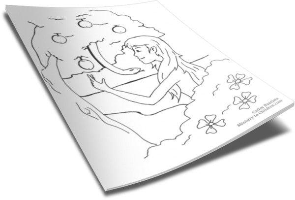 FREE Eve Coloring Page