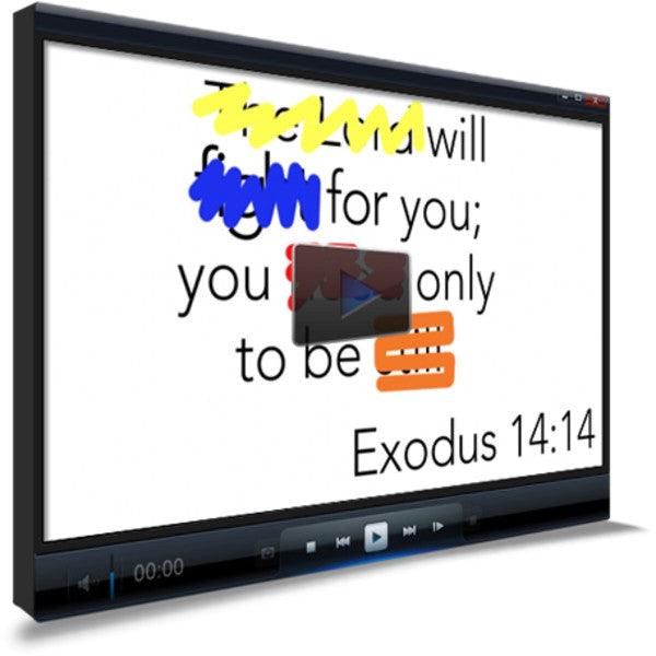Exodus 14:14 Memory Verse Video – Children's Ministry Deals
