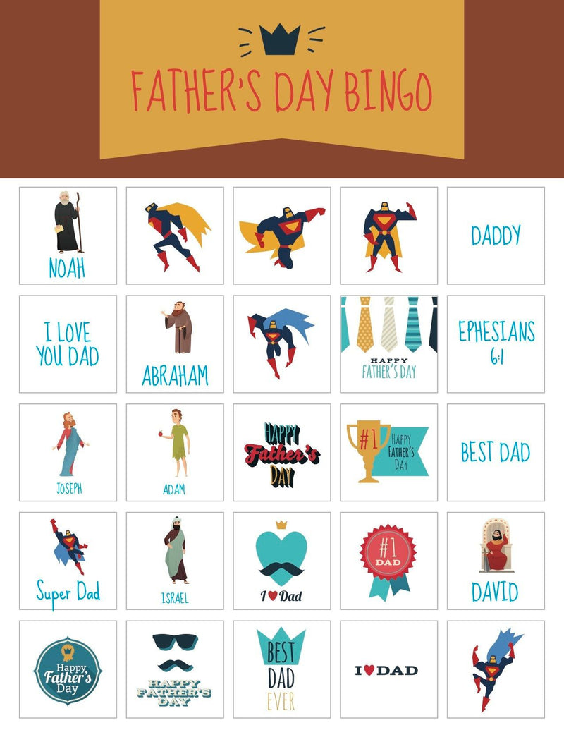 Father's Day Bingo