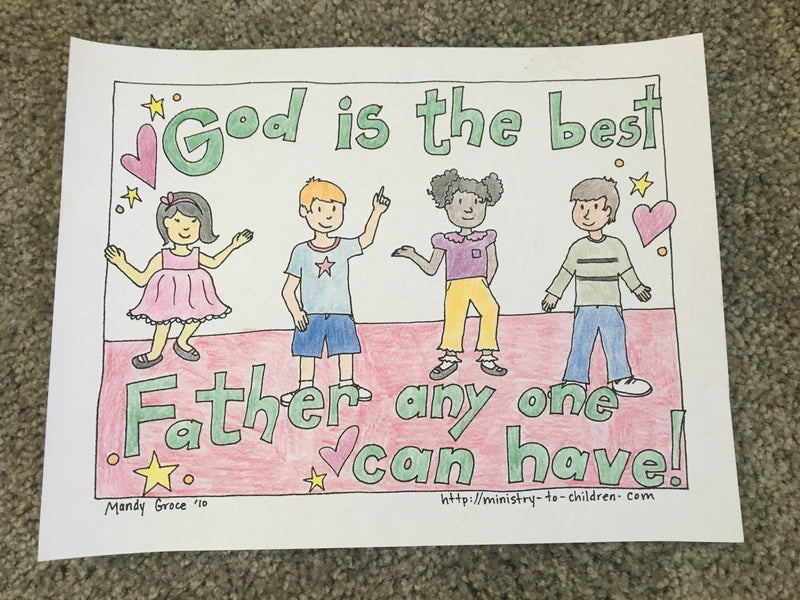 FREE Father's Day Coloring Pages