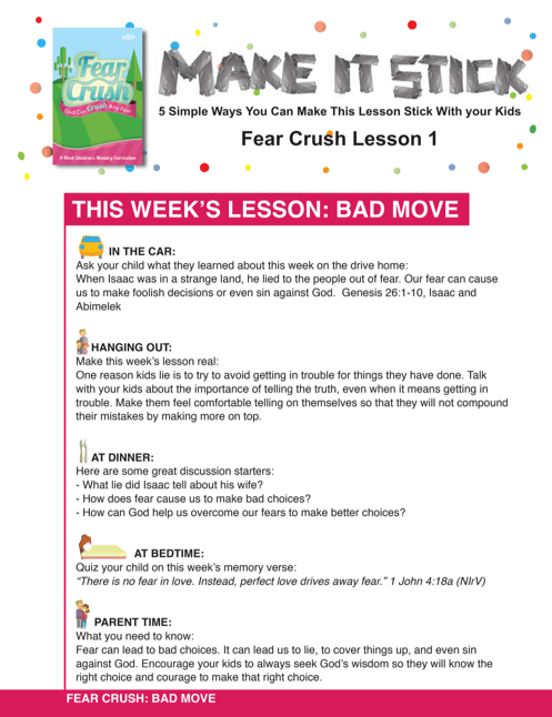 Load image into Gallery viewer, Fear Crush 4-Week Children’s Ministry Curriculum - Children&#39;s Ministry Deals

