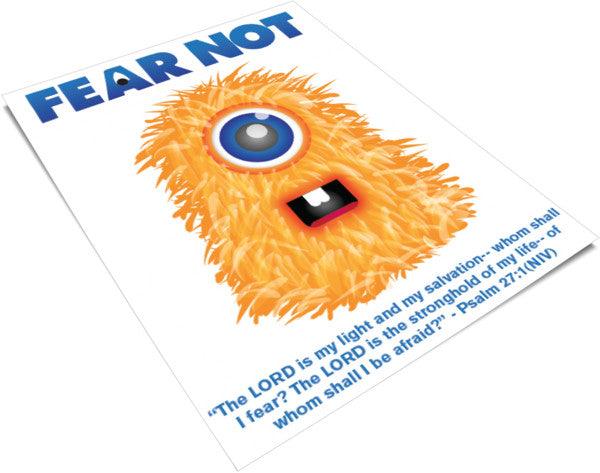 Fear Not Printable Poster For Kids