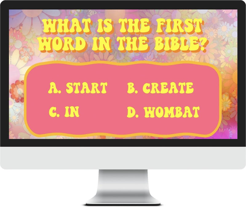 Flower Power - Creation Bible Trivia Game Video - Children's Ministry Deals