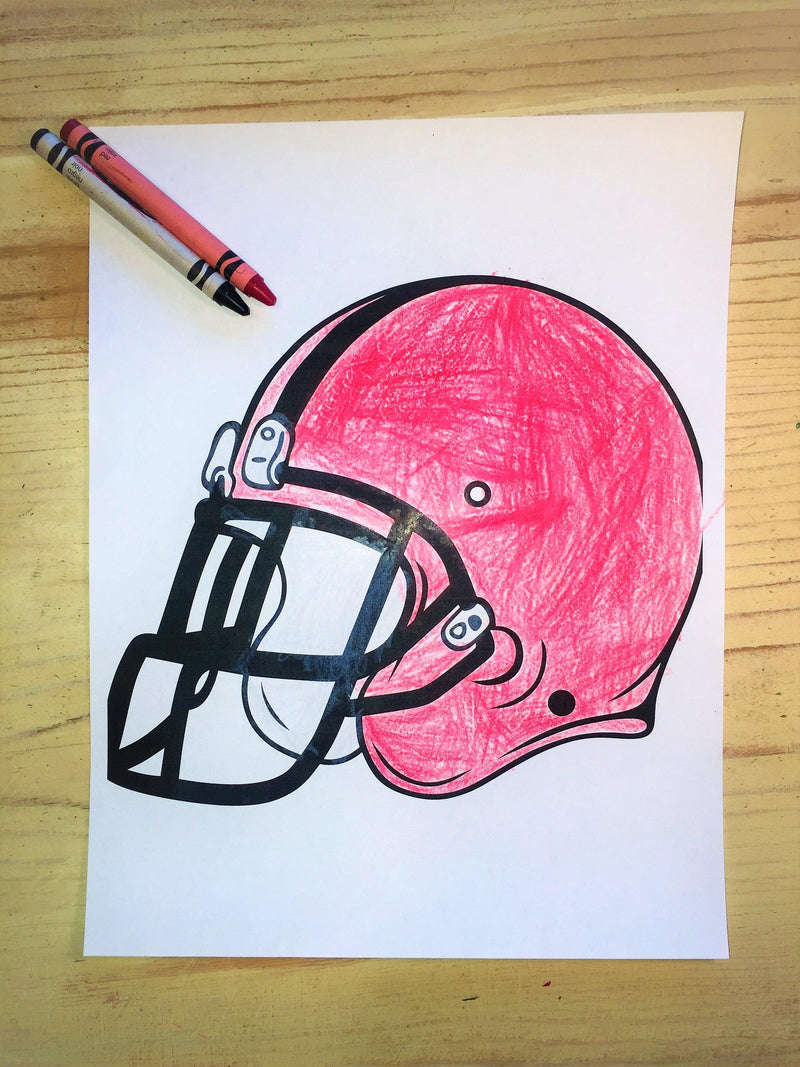 FREE Football Coloring Page