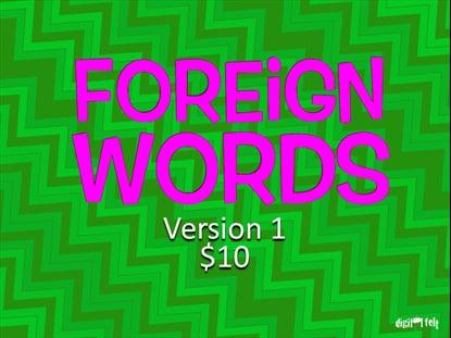 Foreign Words Version 1 Church Game Video for Kids