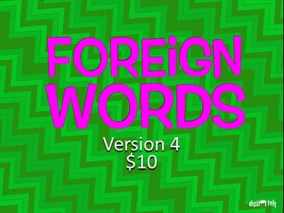 Foreign Words Version 4 Church Game Video for Kids