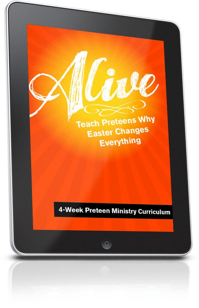 FREE Alive Easter Preteen Ministry Lesson