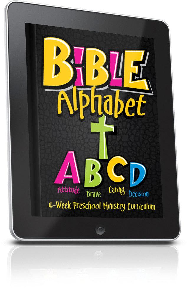 FREE Bible Alphabet Preschool Ministry Curriculum Lesson