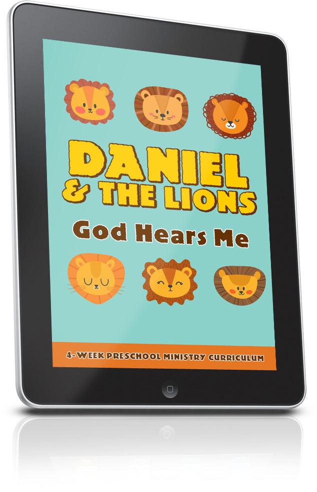 FREE Daniel and the Lions Preschool Ministry Lesson