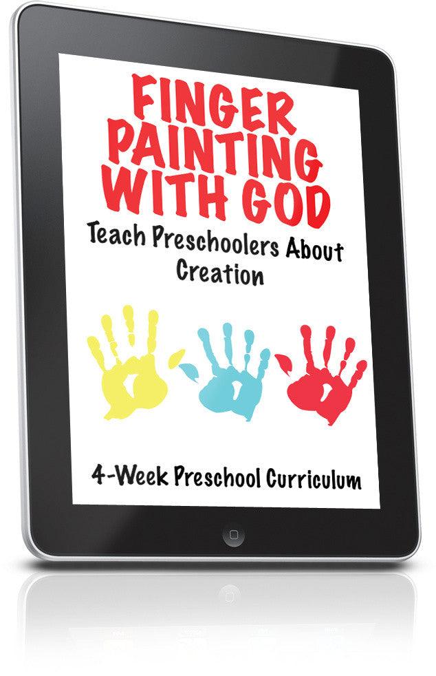 FREE Finger Painting With God Preschool Ministry Lesson