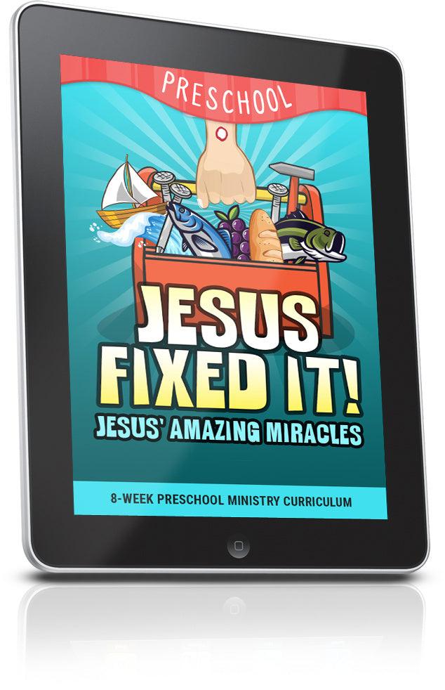 FREE Jesus Fixed It Preschool Ministry Lesson - Children's Ministry Deals