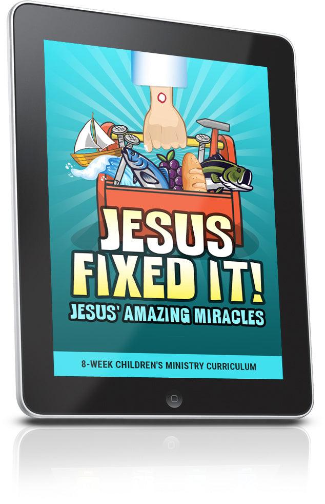 FREE Jesus Fixed It Sunday School Lesson - Children's Ministry Deals