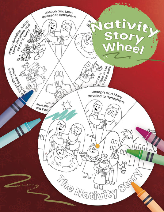 FREE Nativity Story Wheel - Children's Ministry Deals