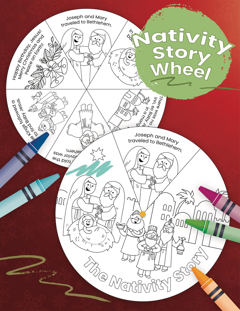 FREE Nativity Story Wheel - Children's Ministry Deals