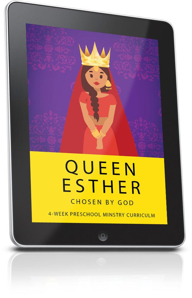 FREE Queen Esther Preschool Ministry Lesson
