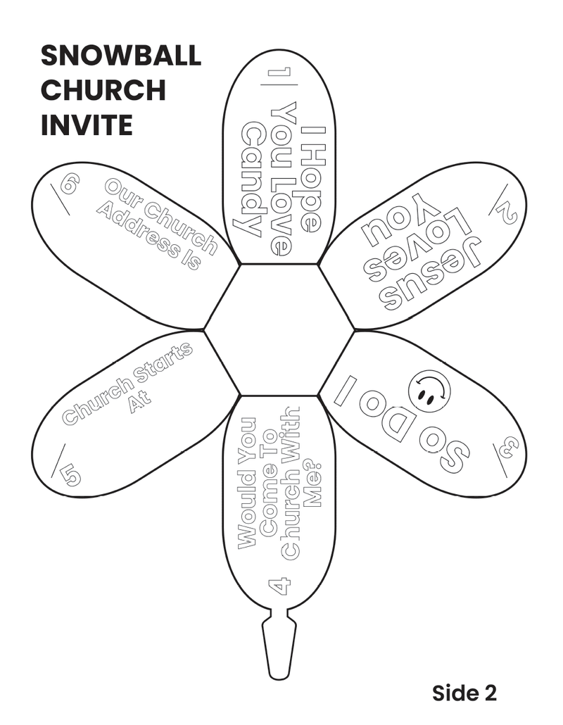 Load image into Gallery viewer, FREE Snowball Church Invitation - Children&#39;s Ministry Deals

