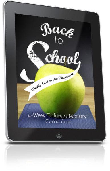 FREE Back to School Children's Ministry Lesson 
