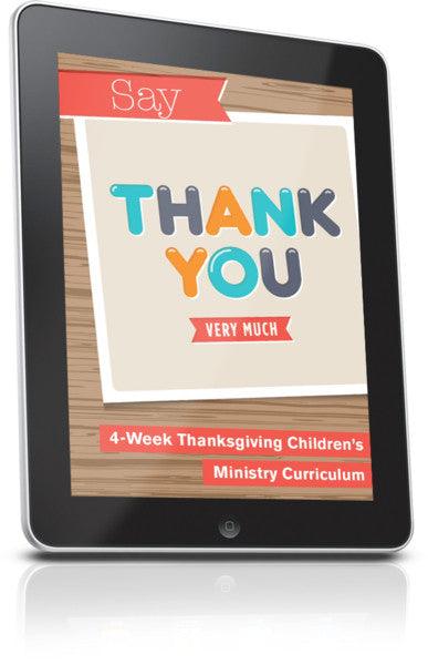 FREE Say Thank You Children's Ministry Lesson