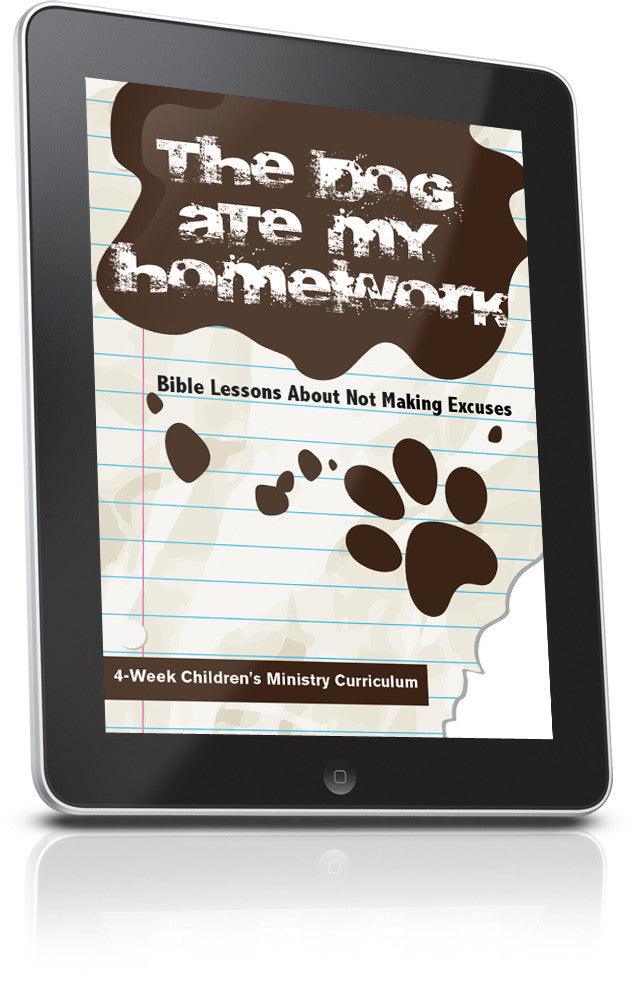 FREE Dog Ate My Homework Children's Ministry Lesson
