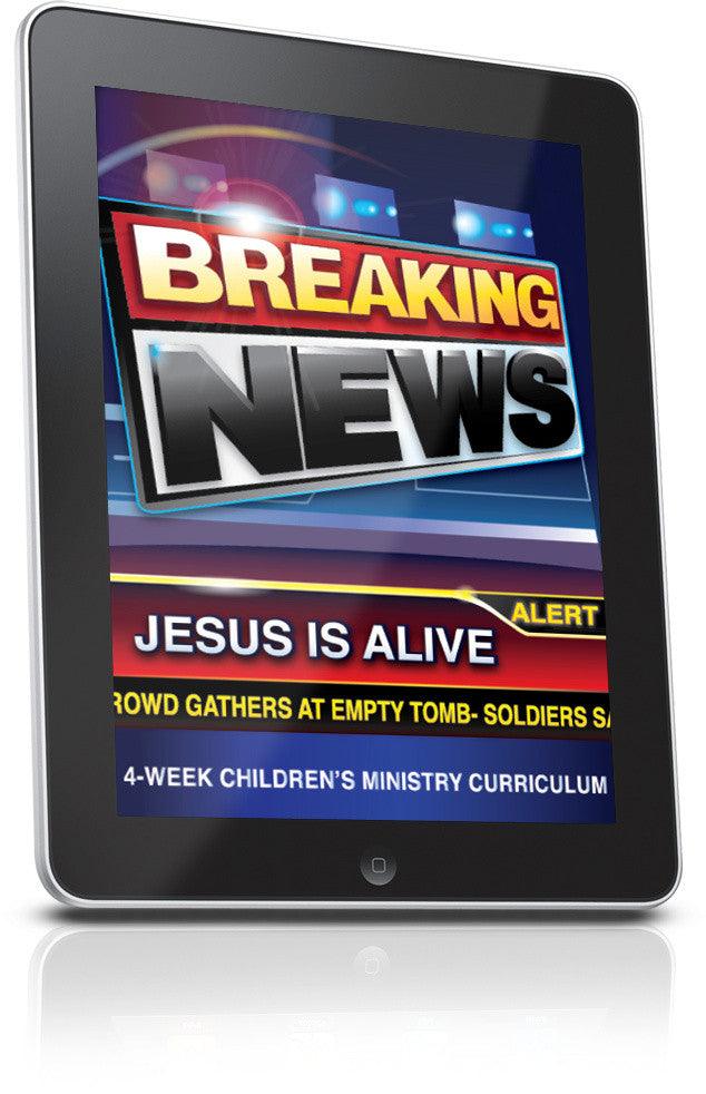 FREE Breaking News Easter Children's Ministry Lesson