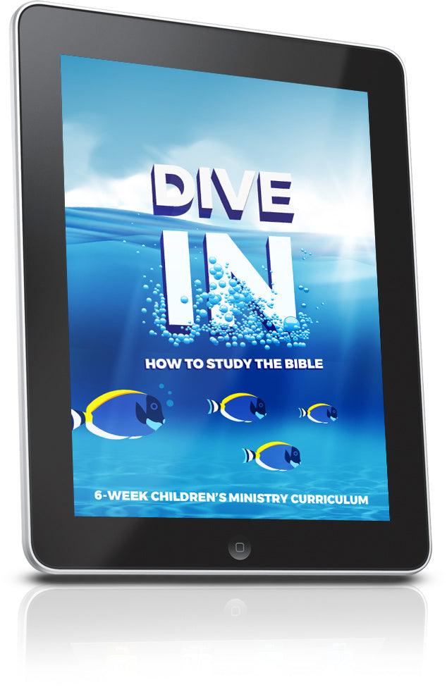 FREE Dive In Children's Ministry Lesson