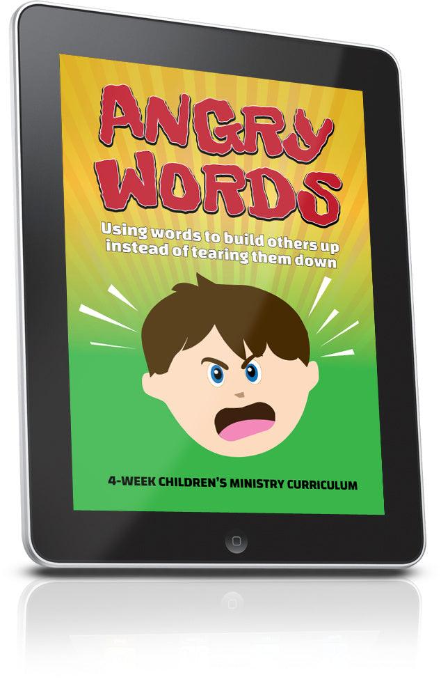 FREE Angry Words Children's Ministry Lesson
