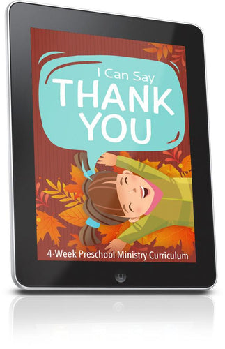 FREE Thank You Preschool Ministry Lesson