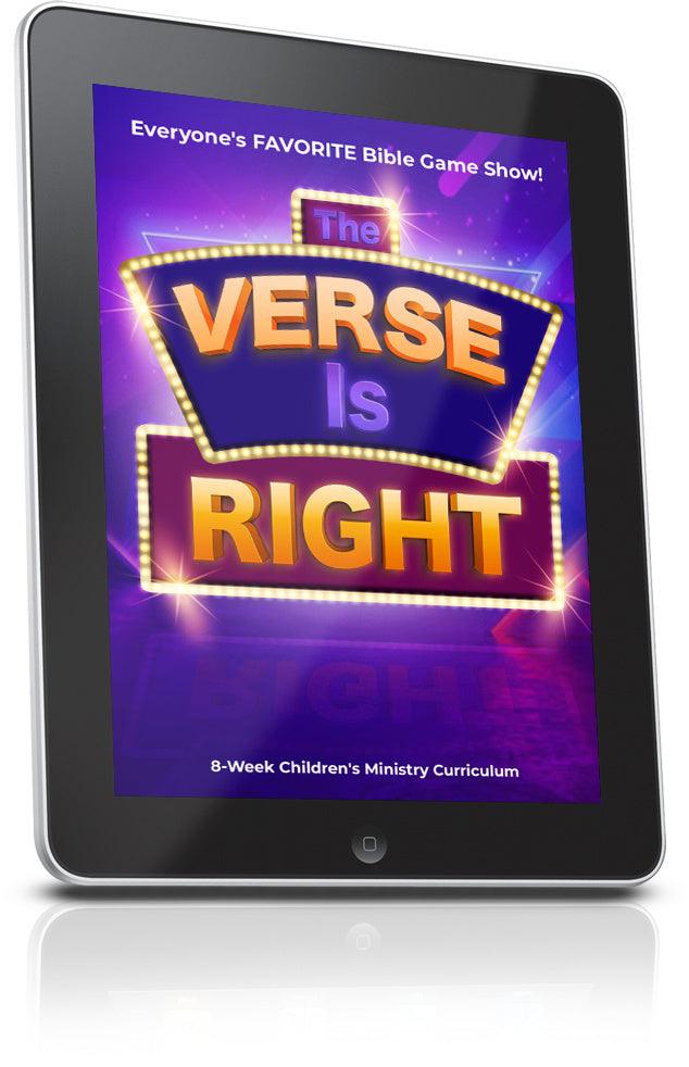 FREE The Verse is Right Sunday School Lesson - Children's Ministry Deals