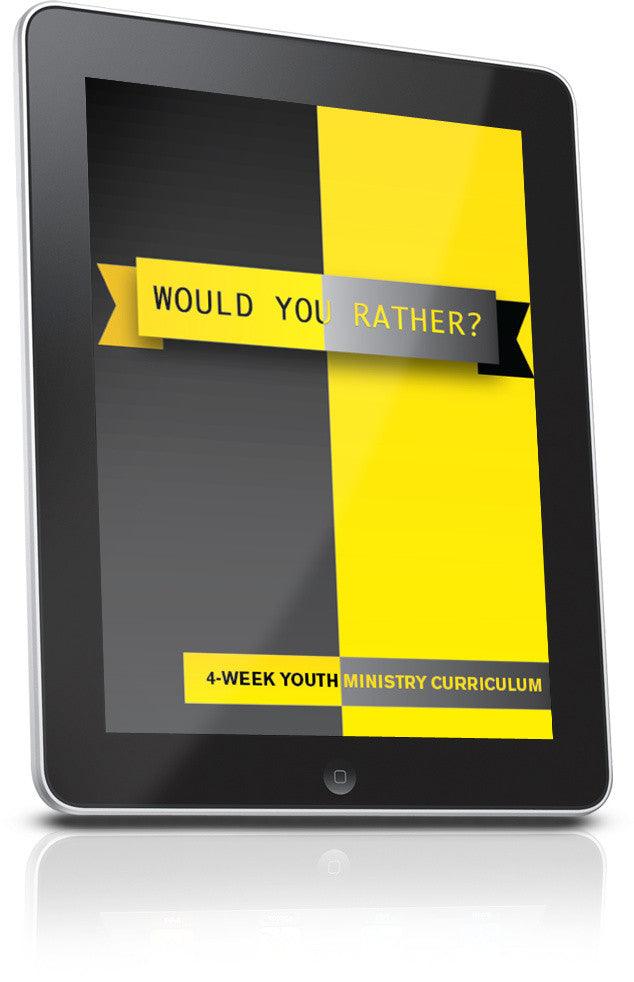 FREE Would You Rather Youth Ministry Lesson