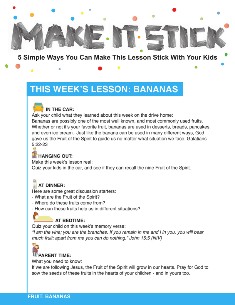 Load image into Gallery viewer, Fruit 12-Week Children&#39;s Ministry Curriculum - Children&#39;s Ministry Deals
