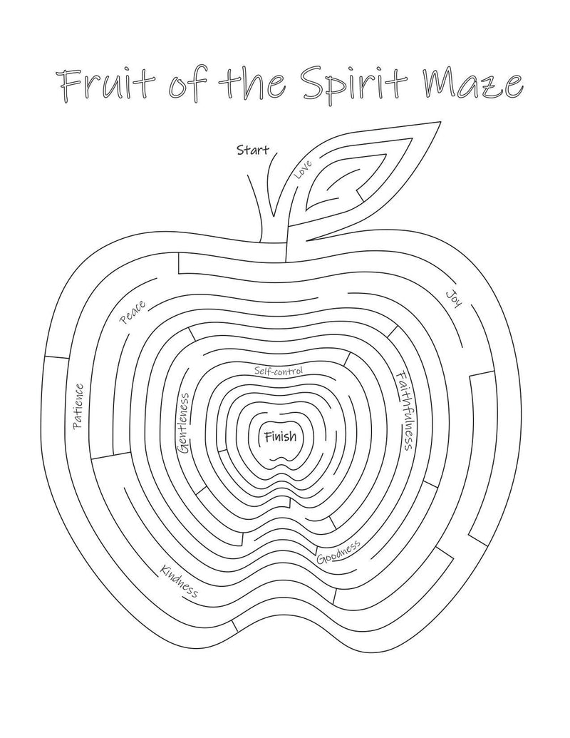 Load image into Gallery viewer, Fruit of the Spirit Maze
