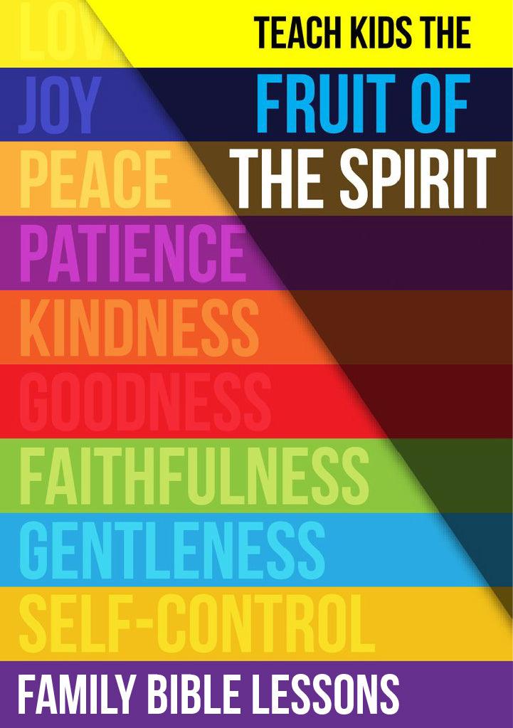 Fruit of the Spirit Family Bible Lessons - Children's Ministry Deals