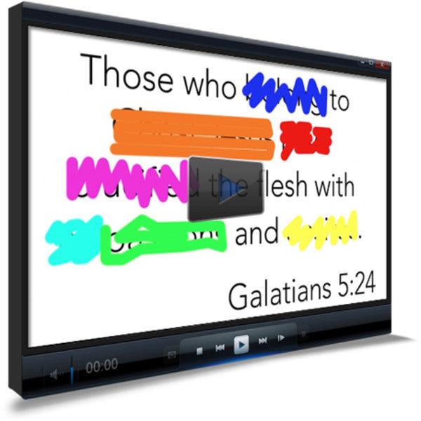 Galatians 5:24 Memory Verse Video