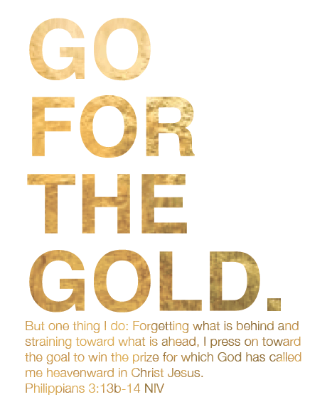 Go For the Gold Bible Printable Artwork