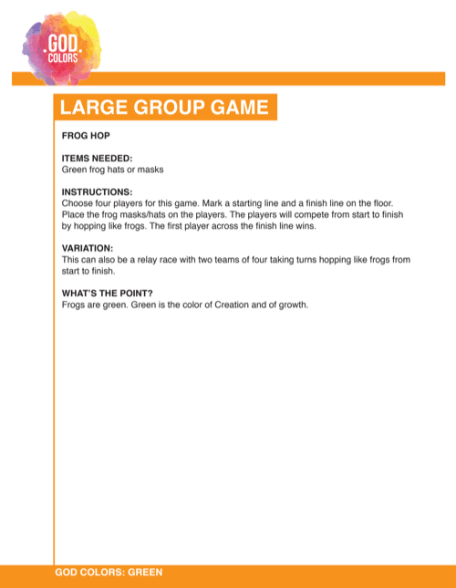 God Colors 6-Week Children’s Ministry Curriculum - Children's Ministry Deals