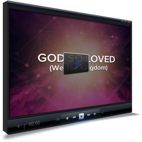 God So Loved Worship Video for Kids - Children's Ministry Deals