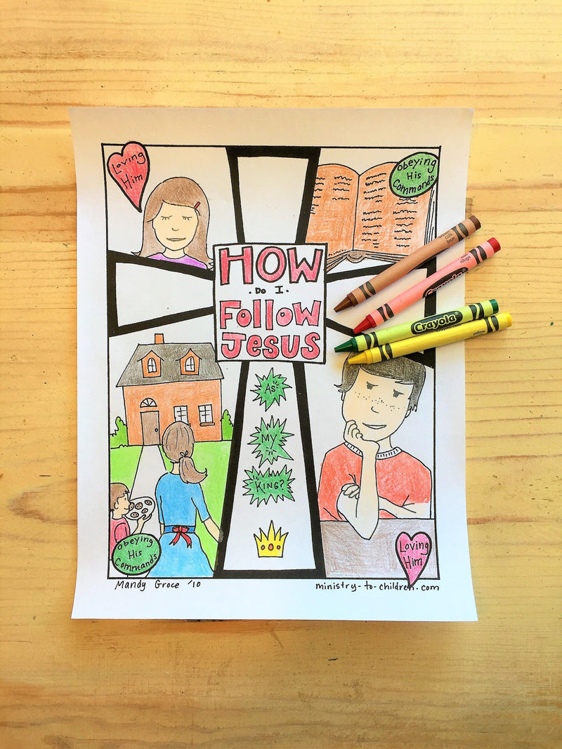 Load image into Gallery viewer, FREE Gospel Coloring Page
