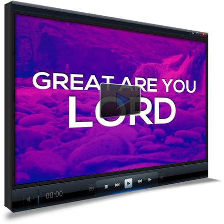 Great Are You Lord Worship Video for Kids - Children's Ministry Deals