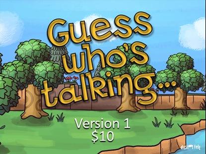 Guess Who's Talking Version 1 Church Game Video for Kids