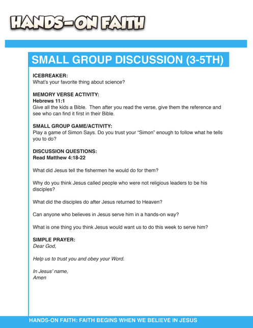 Hands On Faith 6-Week Children's Ministry Curriculum - Children's Ministry Deals