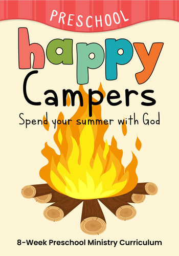 Happy Campers 8-Week Preschool Ministry Curriculum - Children's Ministry Deals