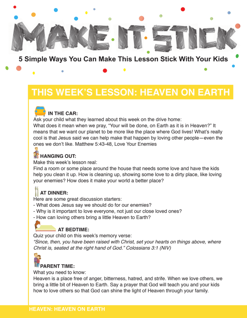 Heaven 4-Week Children's Ministry Curriculum - Children's Ministry Deals