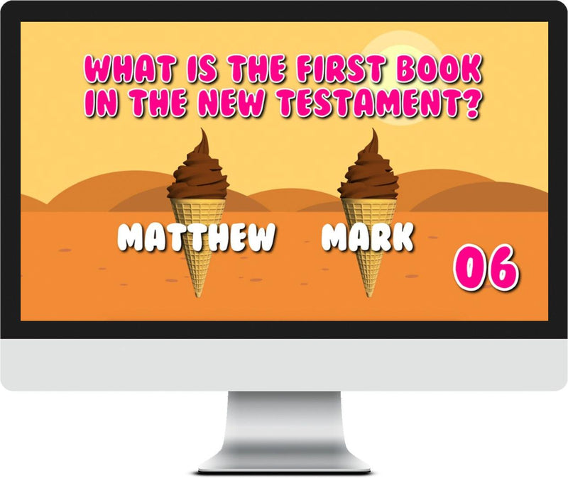 Ice Cream Cone Bible Trivia - Children's Ministry Deals