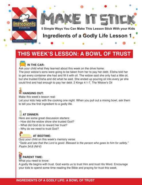 Load image into Gallery viewer, Ingredients of a Godly Life 8-Week Children’s Ministry Curriculum - Children&#39;s Ministry Deals
