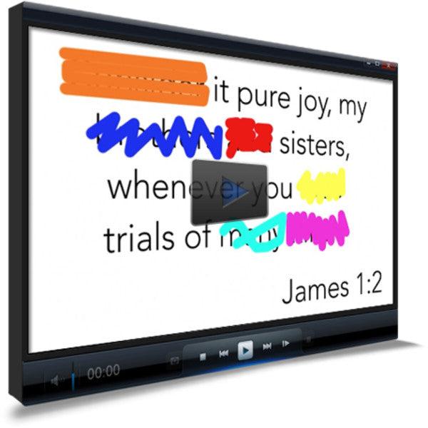 James 1:2 Memory Verse Video