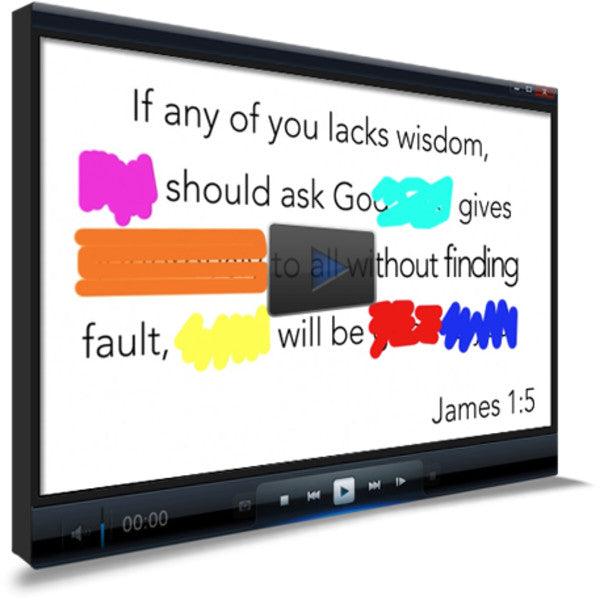 James 1:5 Memory Verse Video