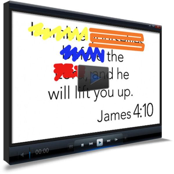 James 4:10 Memory Verse Video
