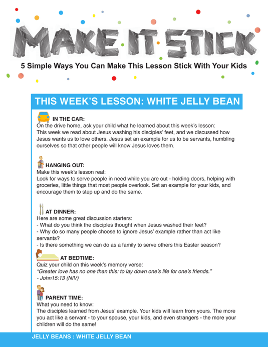 Jelly Beans 4-Week Children's Ministry Easter Curriculum - Children's Ministry Deals